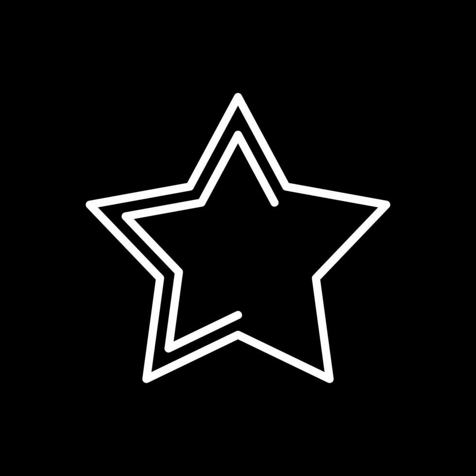 diseño de icono de vector de estrella