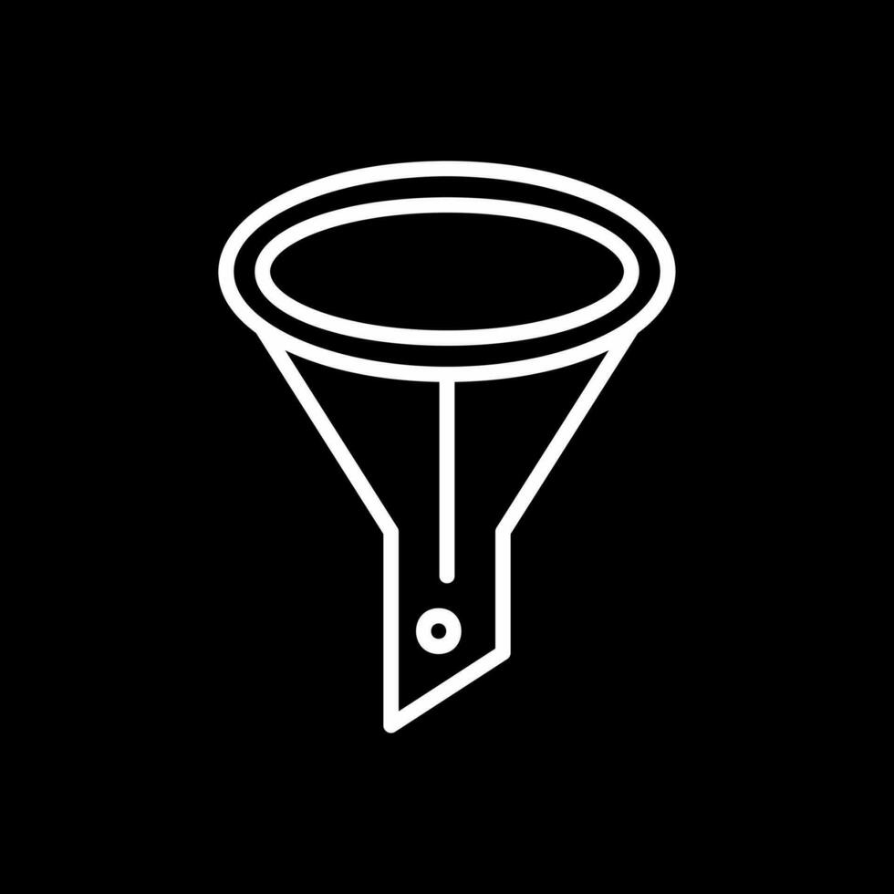 Funnel Vector Icon Design