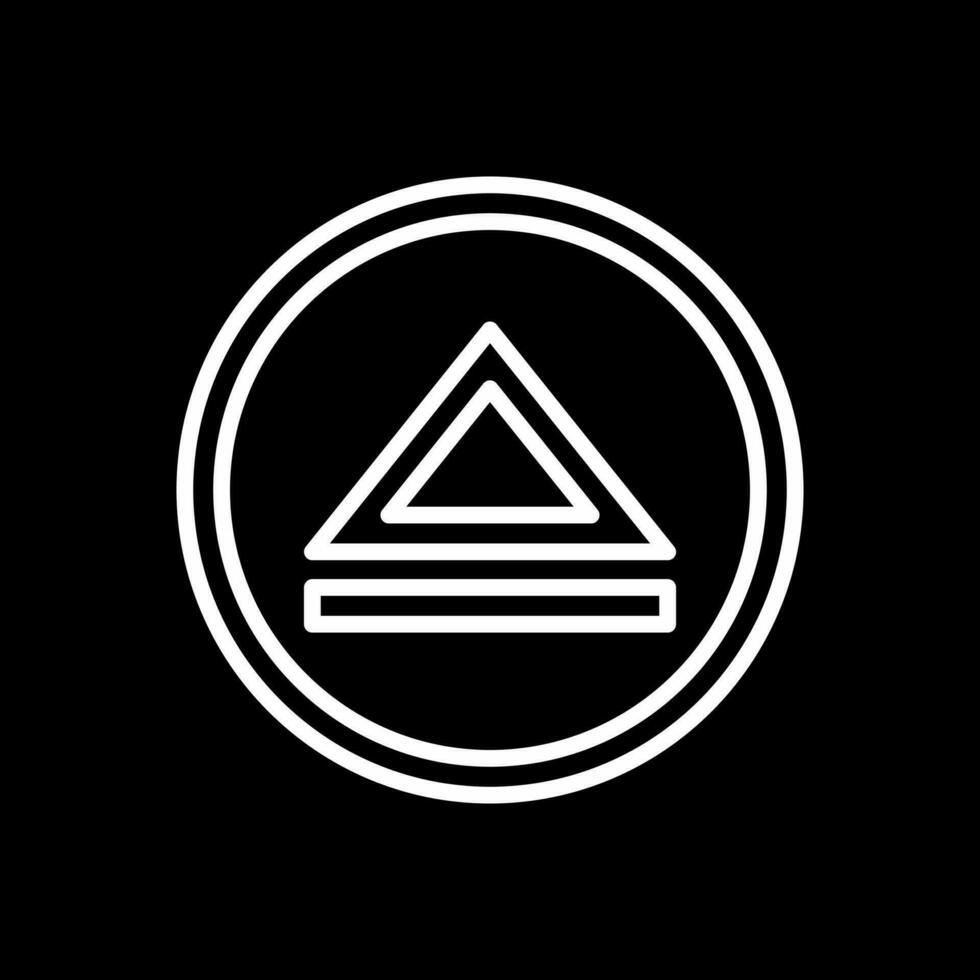 Eject Vector Icon Design