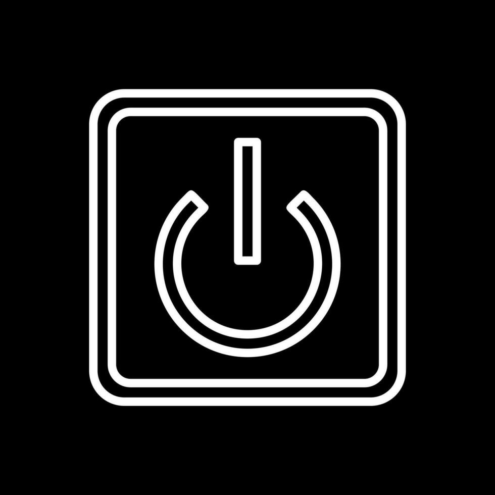 poder botón apagado vector icono diseño