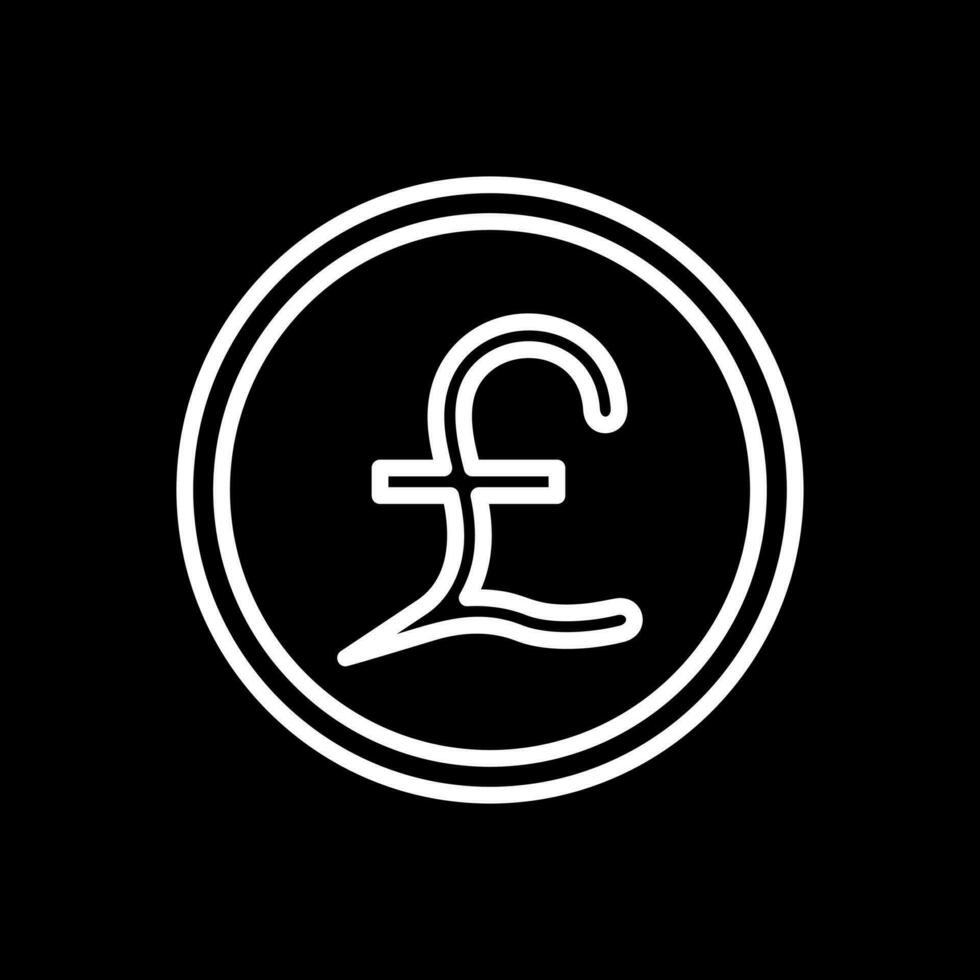 Pound Vector Icon Design
