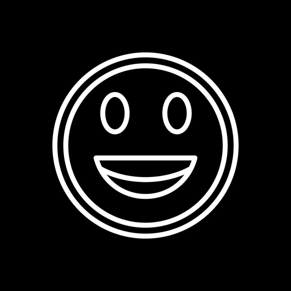 diseño de icono de vector de sonrisa