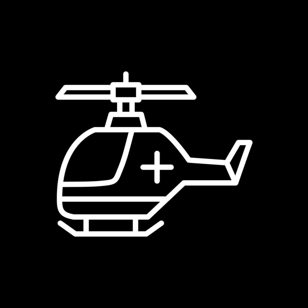 Air ambulance Vector Icon Design