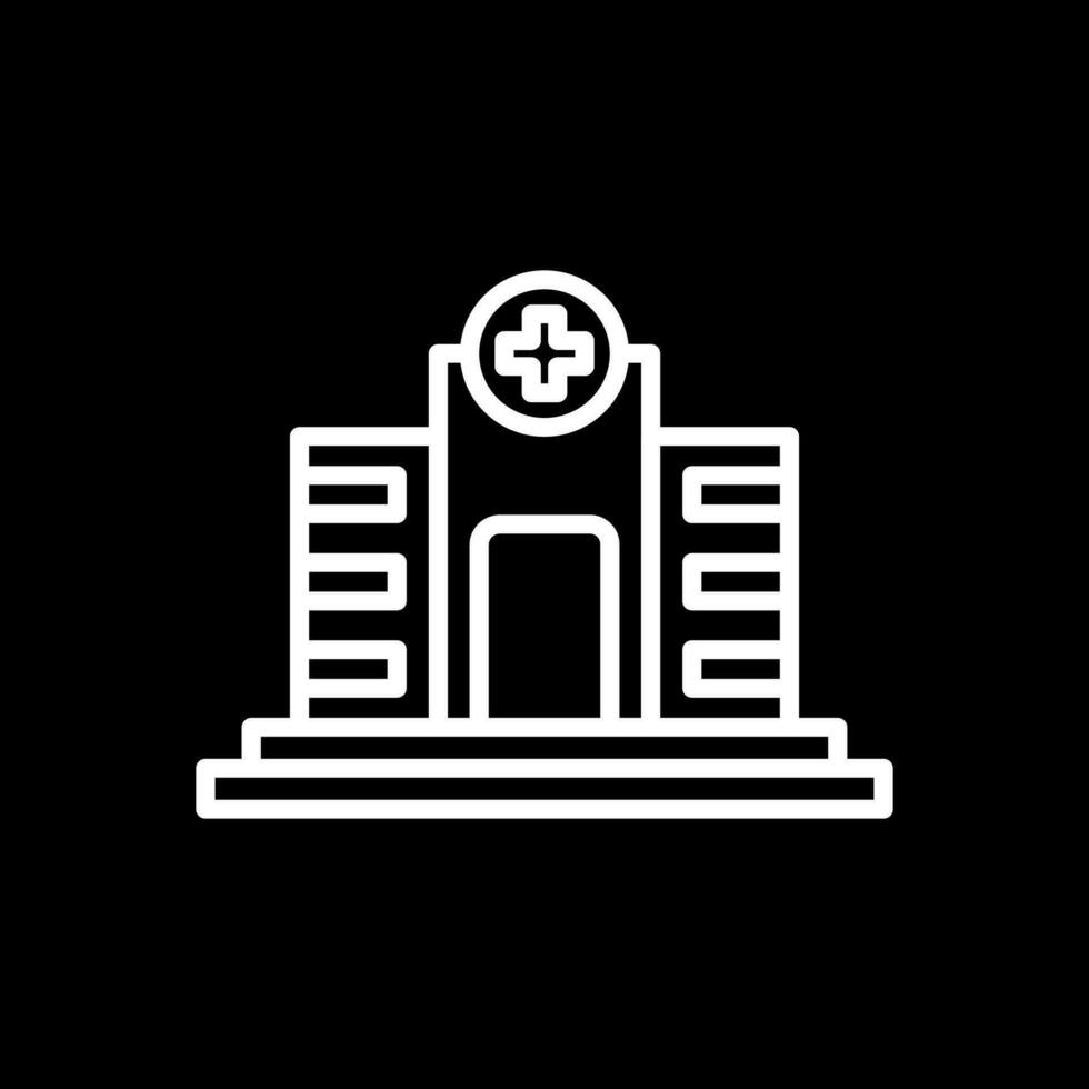 diseño de icono de vector de hospital