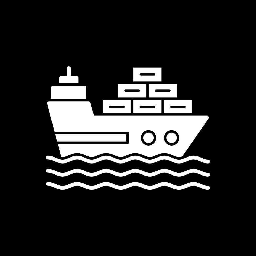 diseño de icono de vector de barco