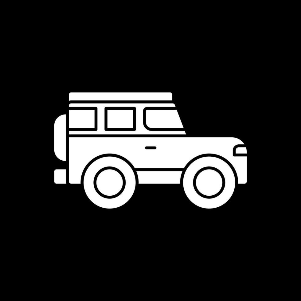 diseño de icono de vector de jeep