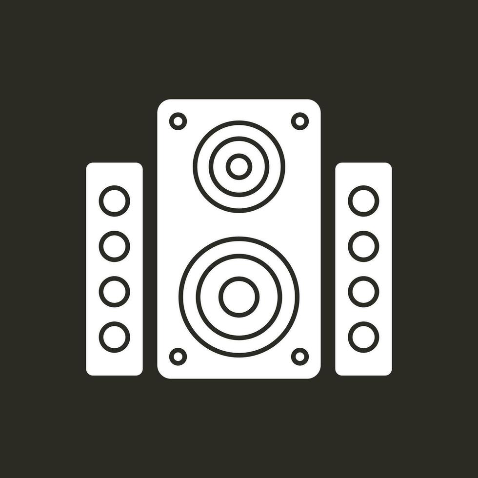 Speaker Vector Icon Design