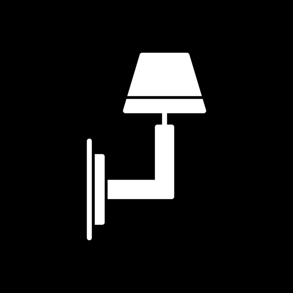 Wall Light Vector Icon Design