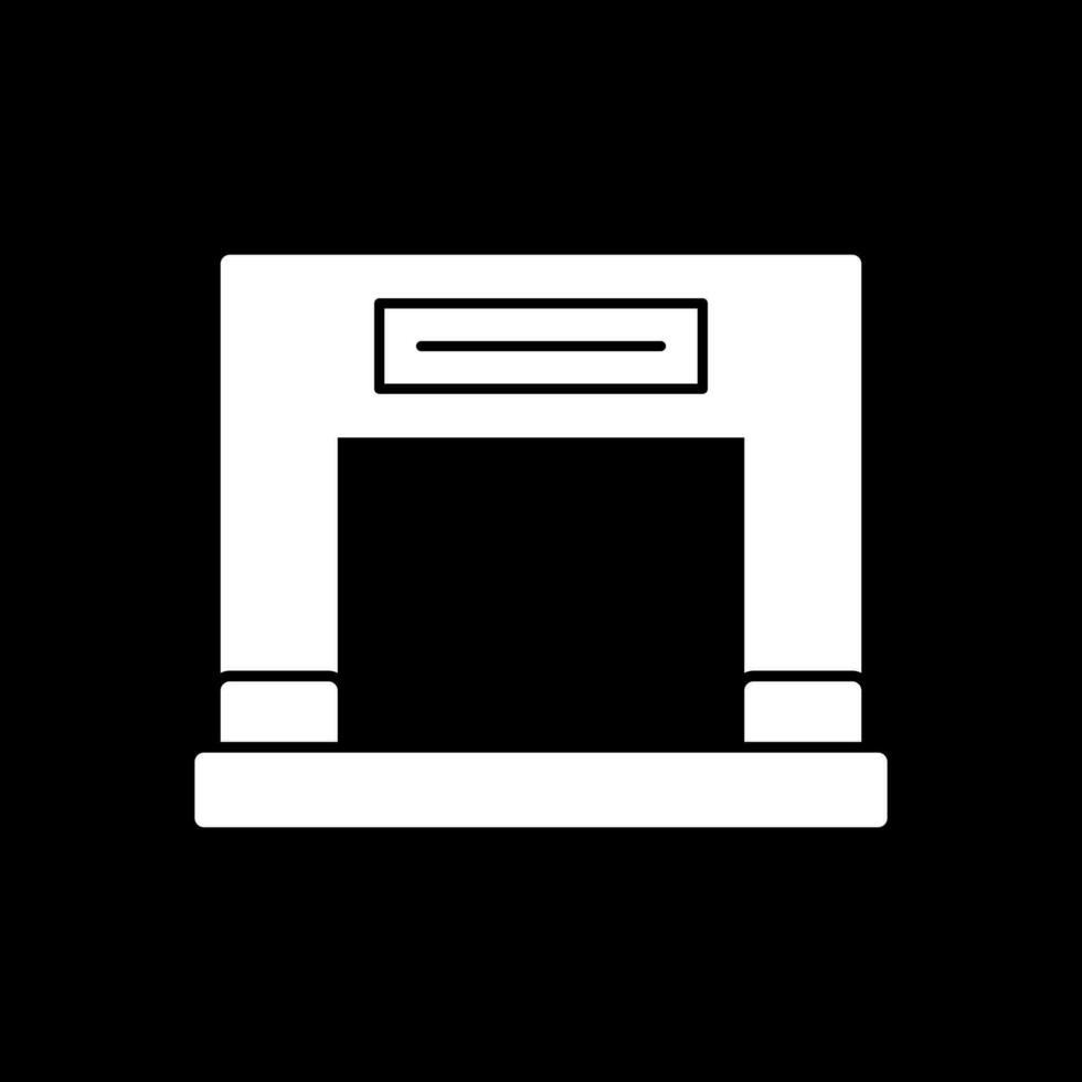 Fireplace Vector Icon Design