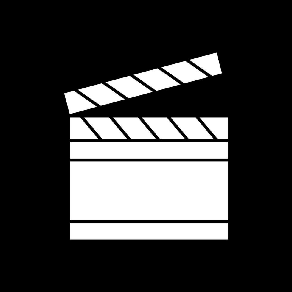 Clapperboard Vector Icon Design