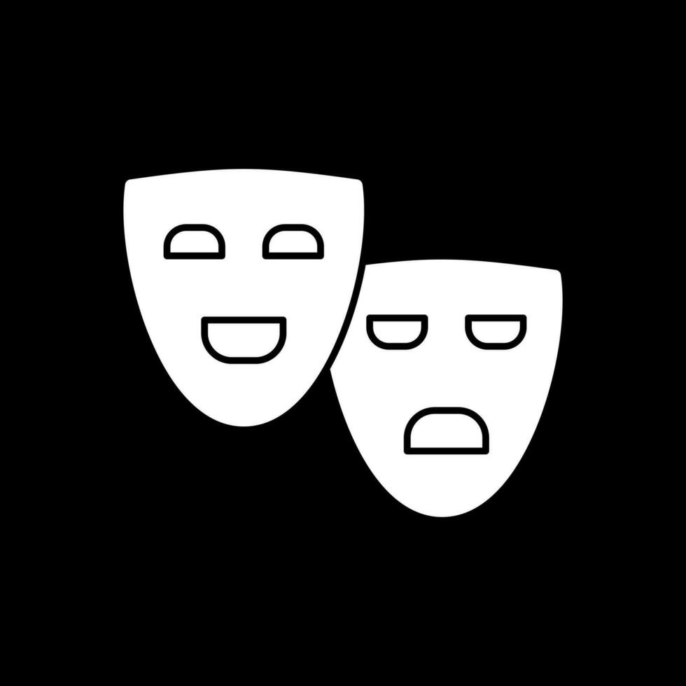 diseño de icono de vector de máscara