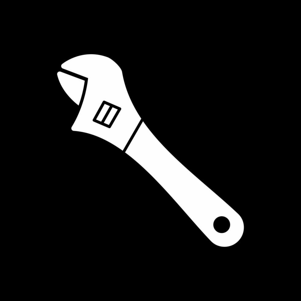 diseño de icono de vector de llave inglesa