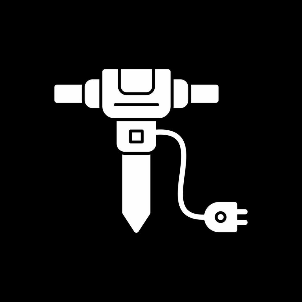 Jackhammer Vector Icon Design