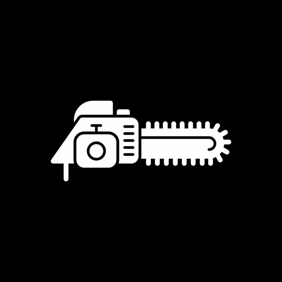 Chain saw Vector Icon Design