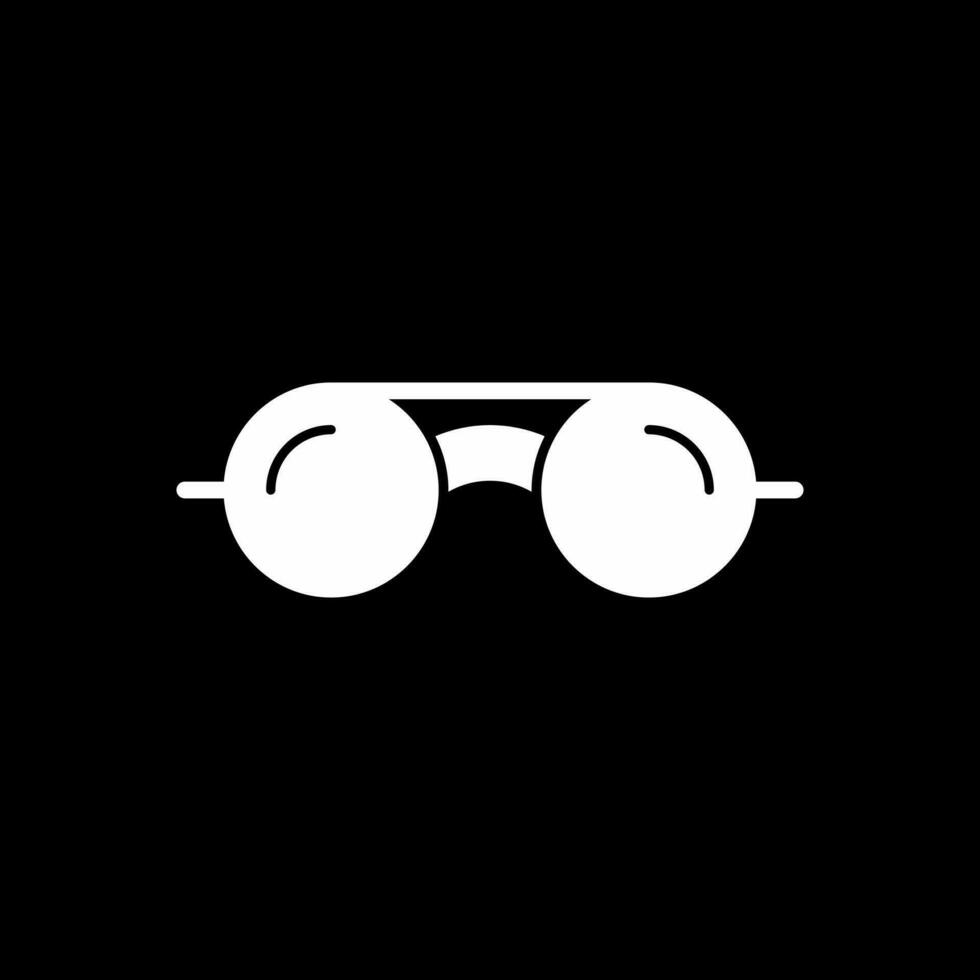 Eyeglasses Vector Icon Design