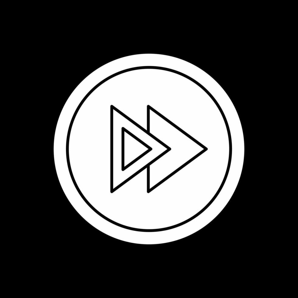 Fast Forward Vector Icon Design