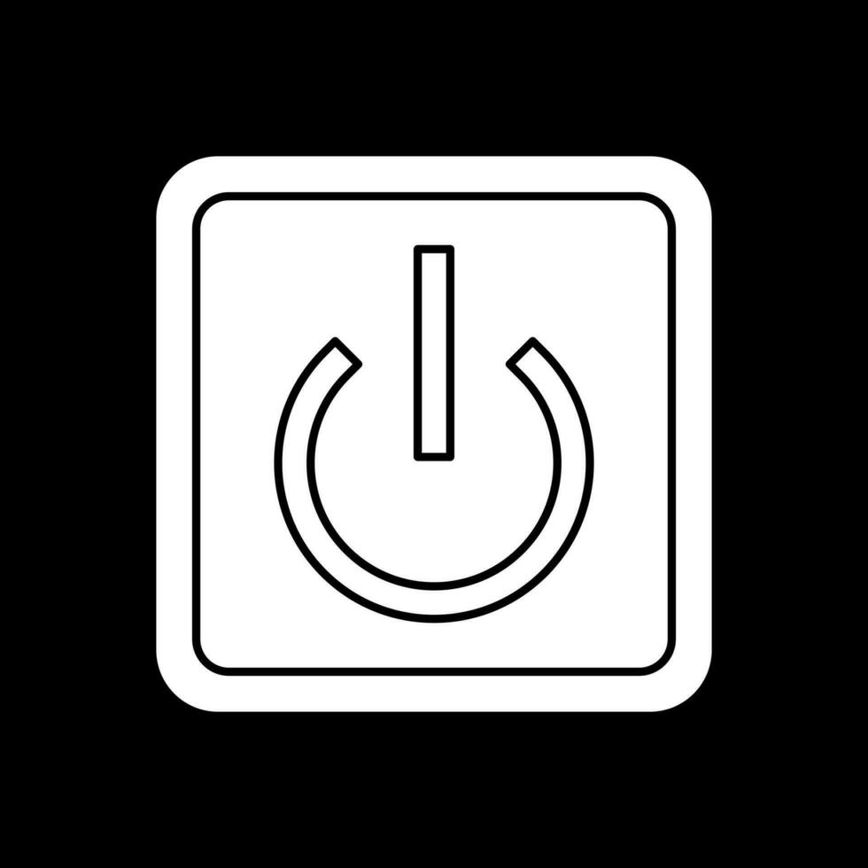 Power Button Off Vector Icon Design