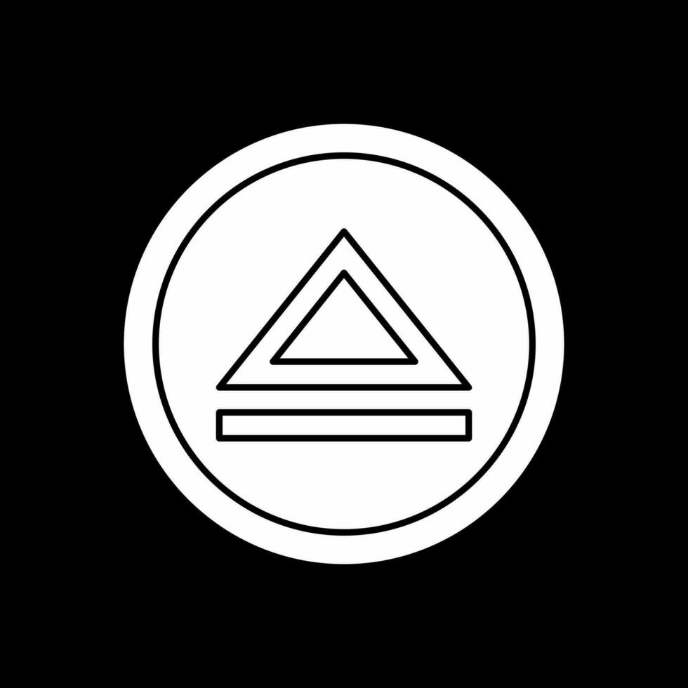 Eject Vector Icon Design