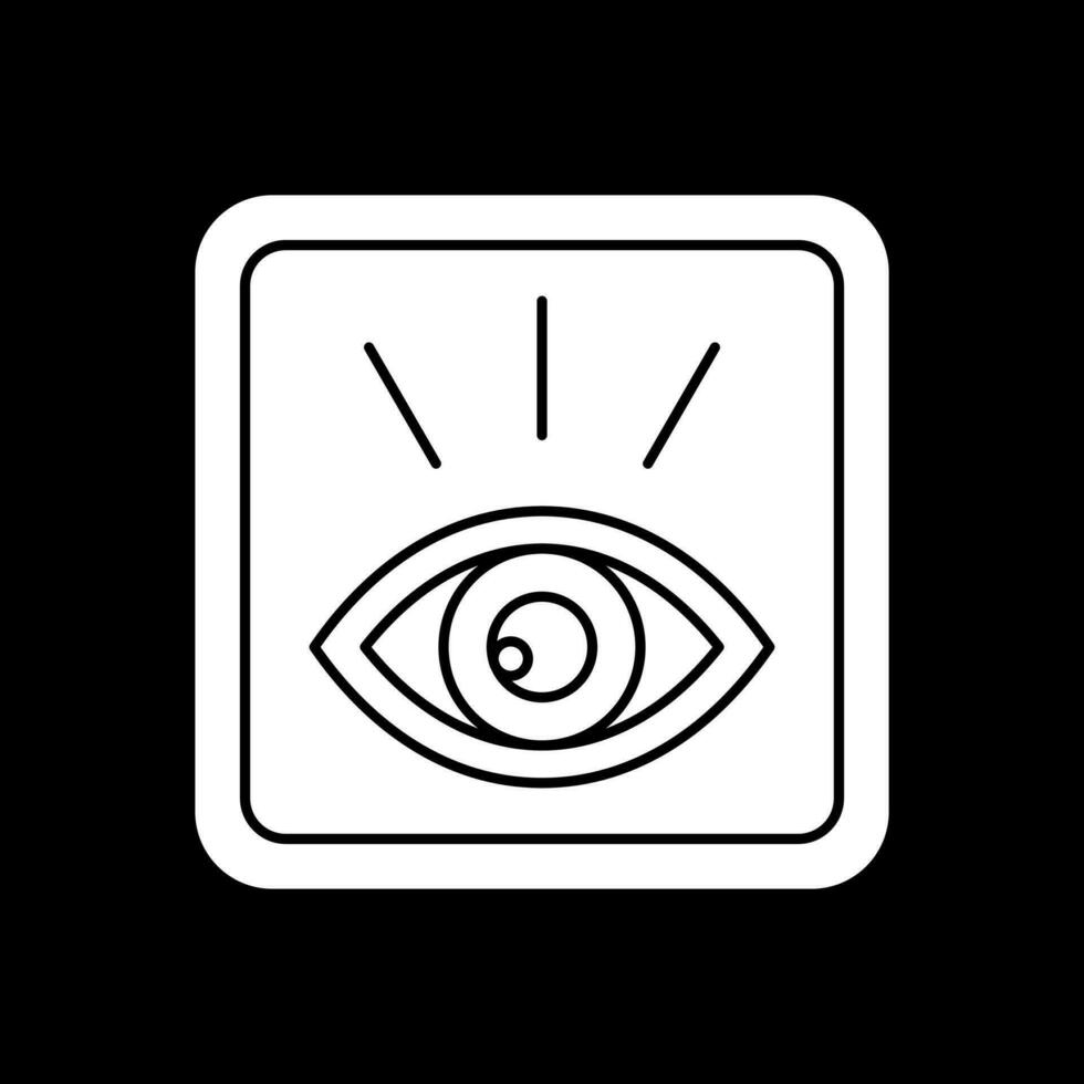 ojo abierto vector icono diseño