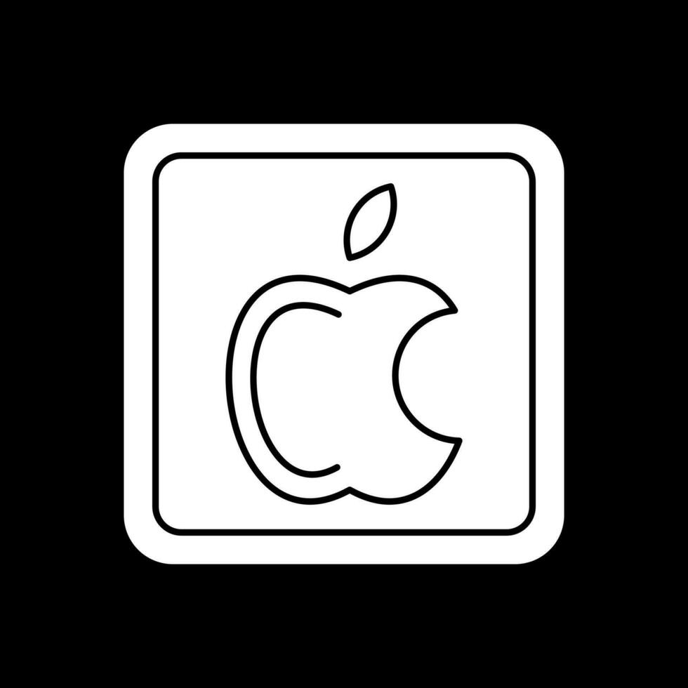 Apple Logo Vector Icon Design