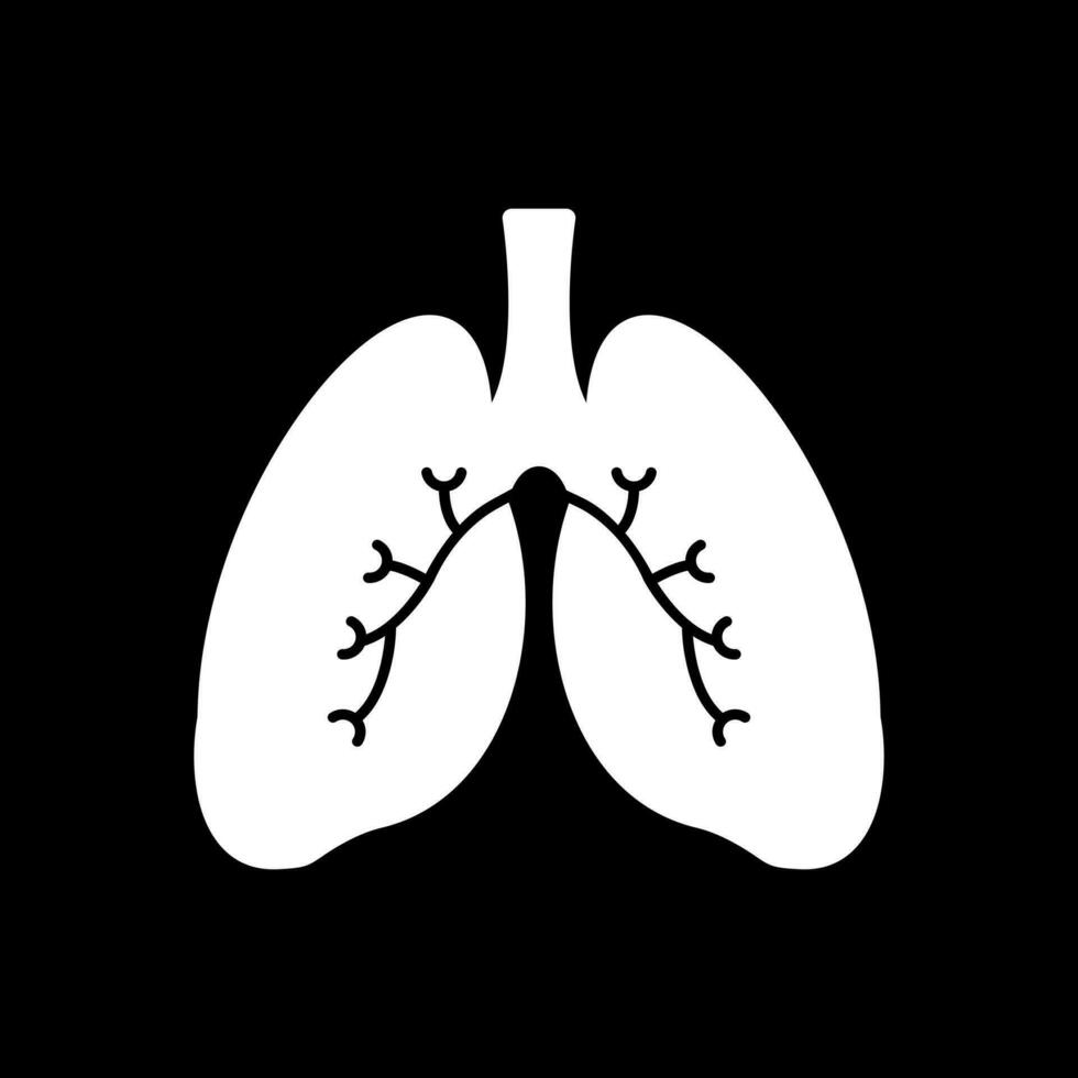 Lungs Vector Icon Design