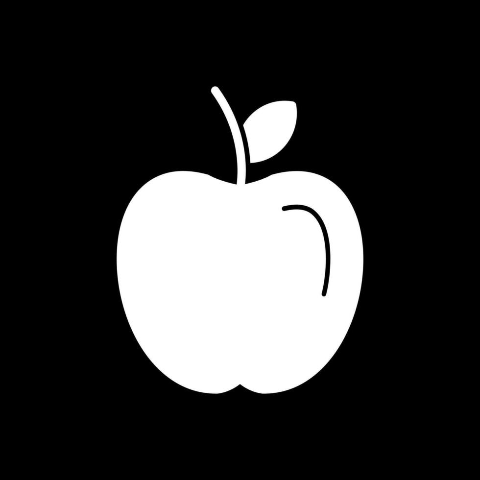 Apple fruit Vector Icon Design