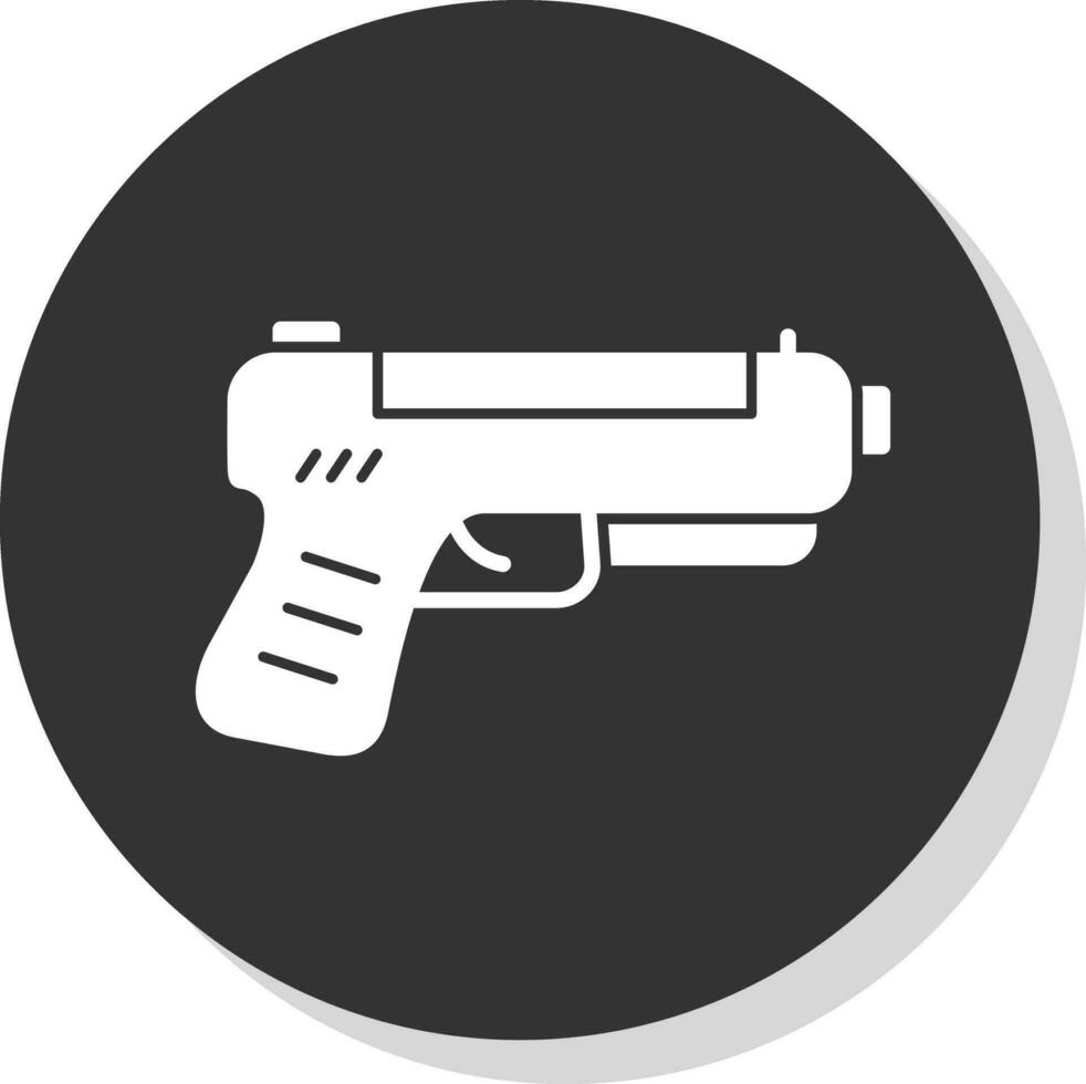 pistola vector icono diseño