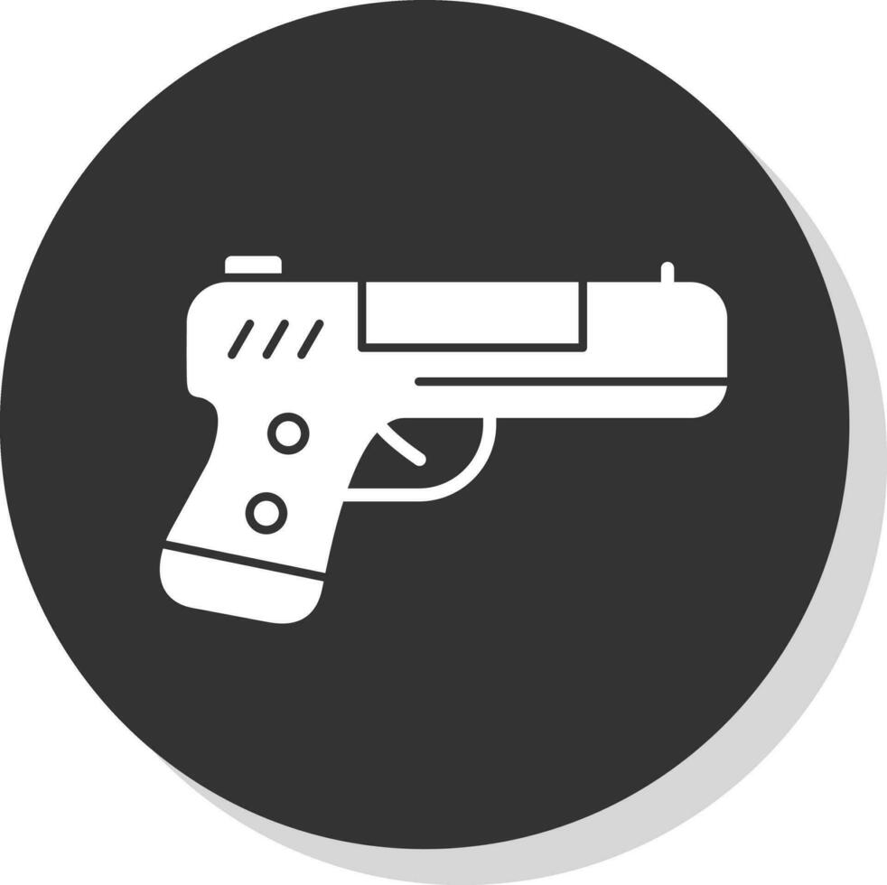 Handgun Vector Icon Design