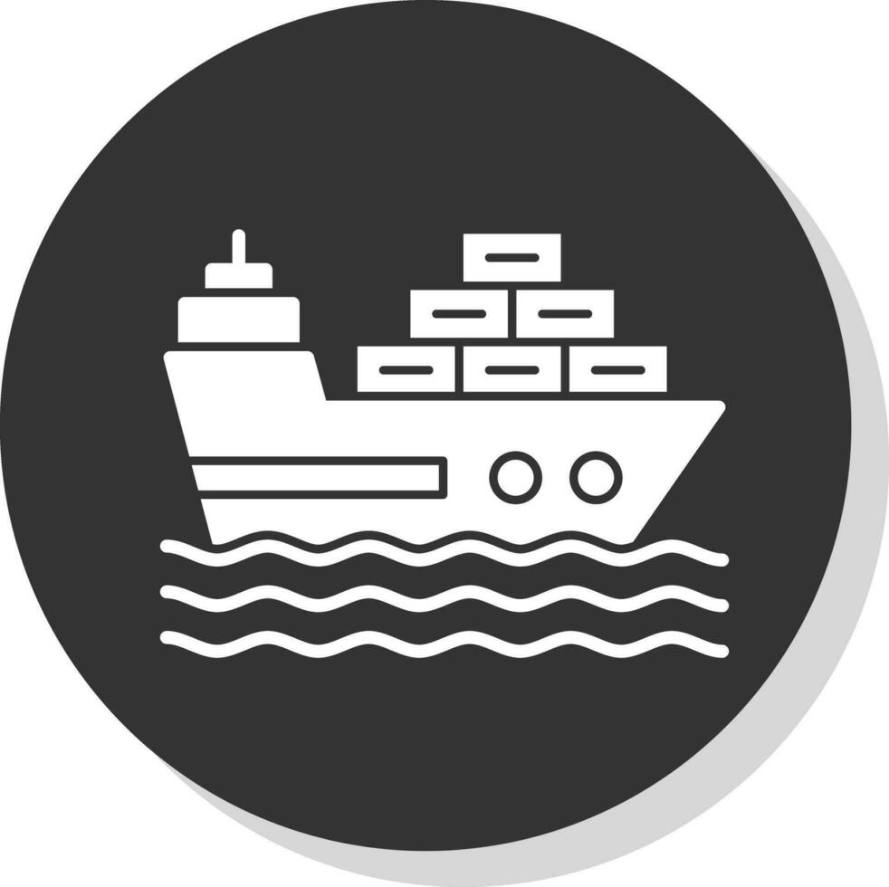 diseño de icono de vector de barco