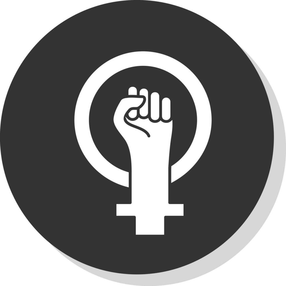 Feminism Vector Icon Design