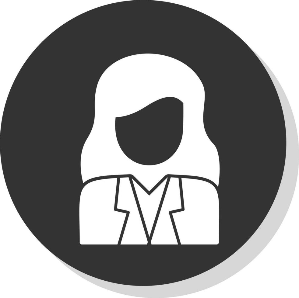 Businesswoman Vector Icon Design