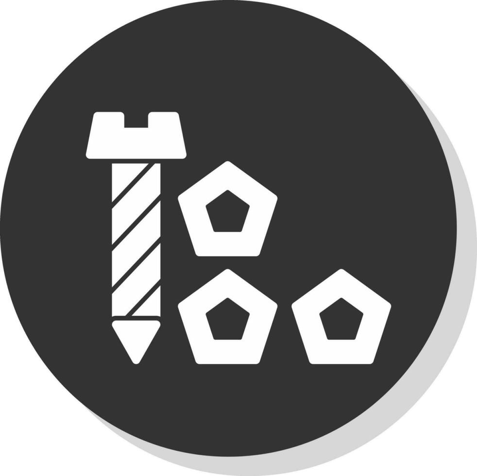 Screws Vector Icon Design