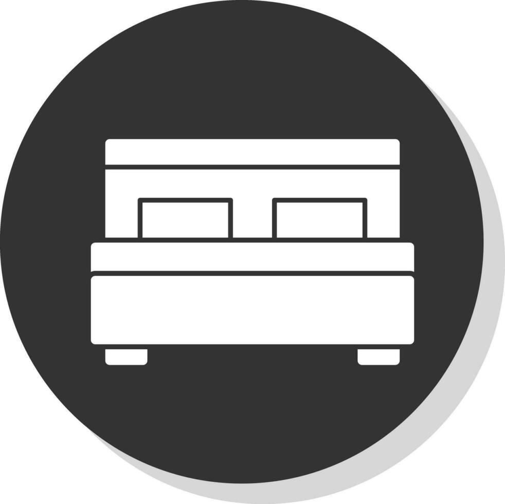 Bed Vector Icon Design