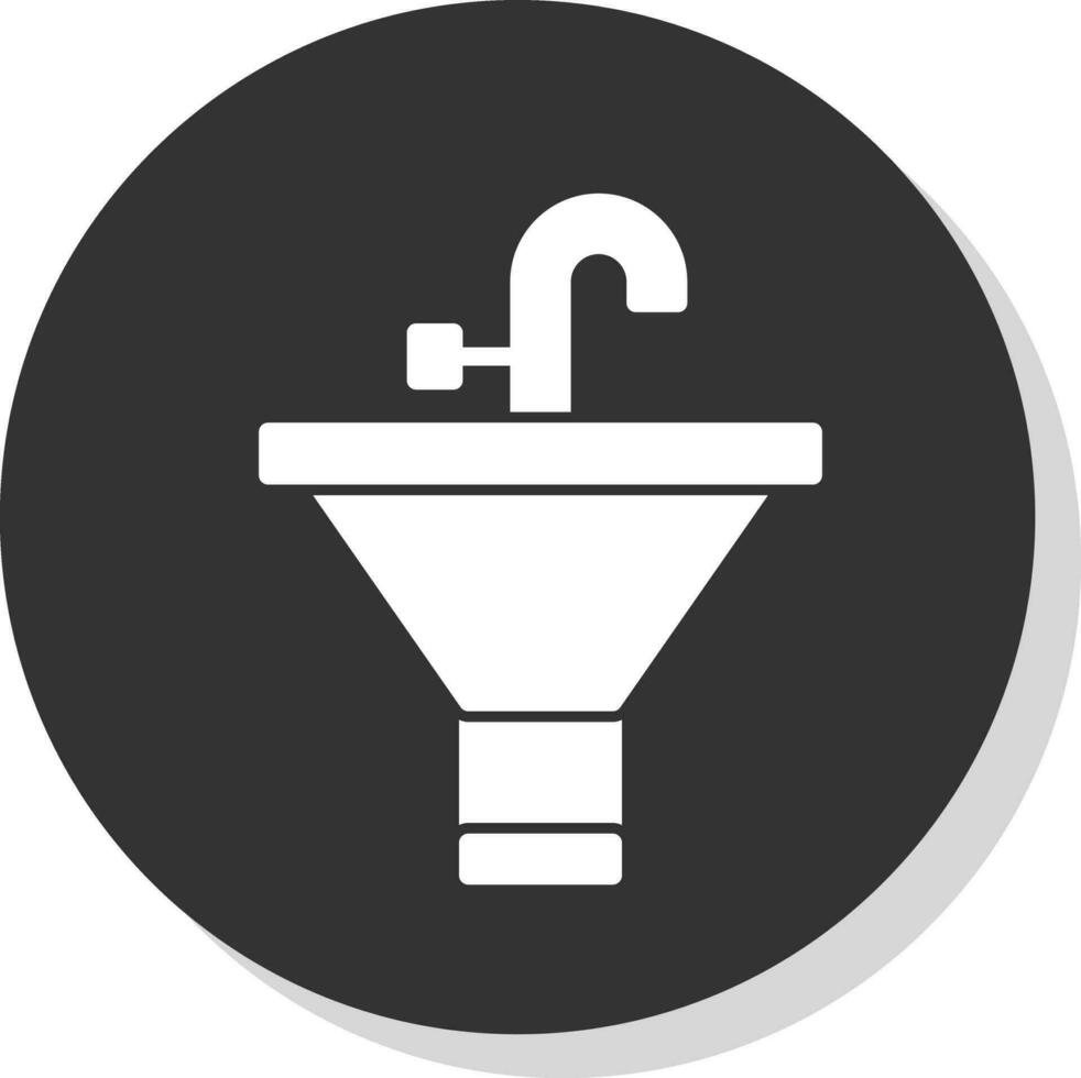 Bathroom Sink Vector Icon Design