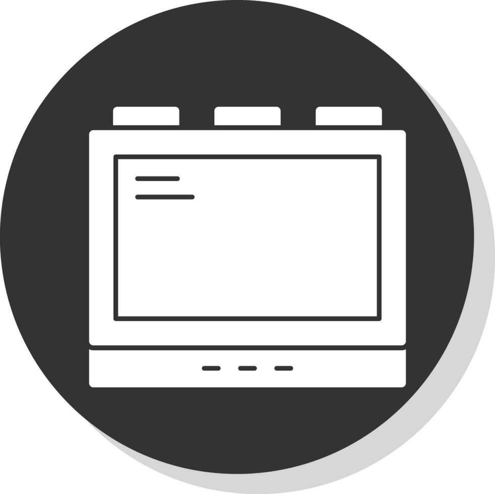 Monitor Vector Icon Design