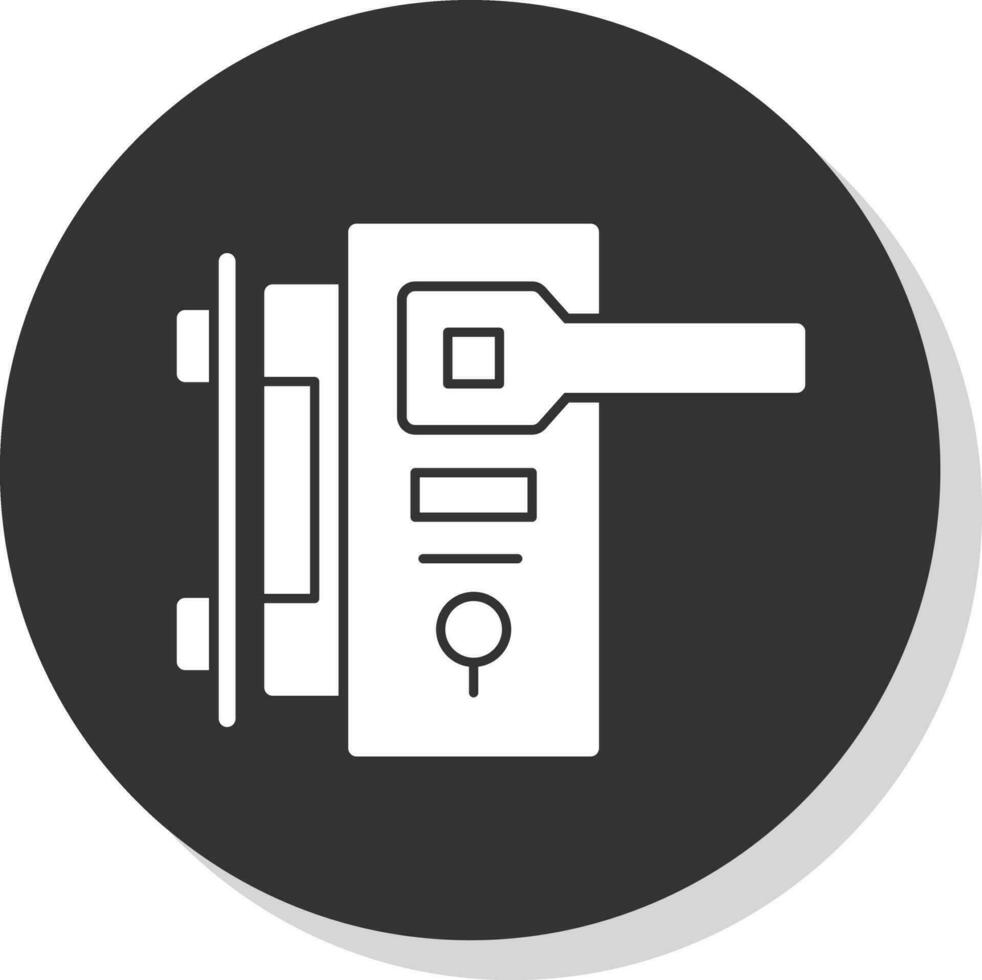Door handle Vector Icon Design