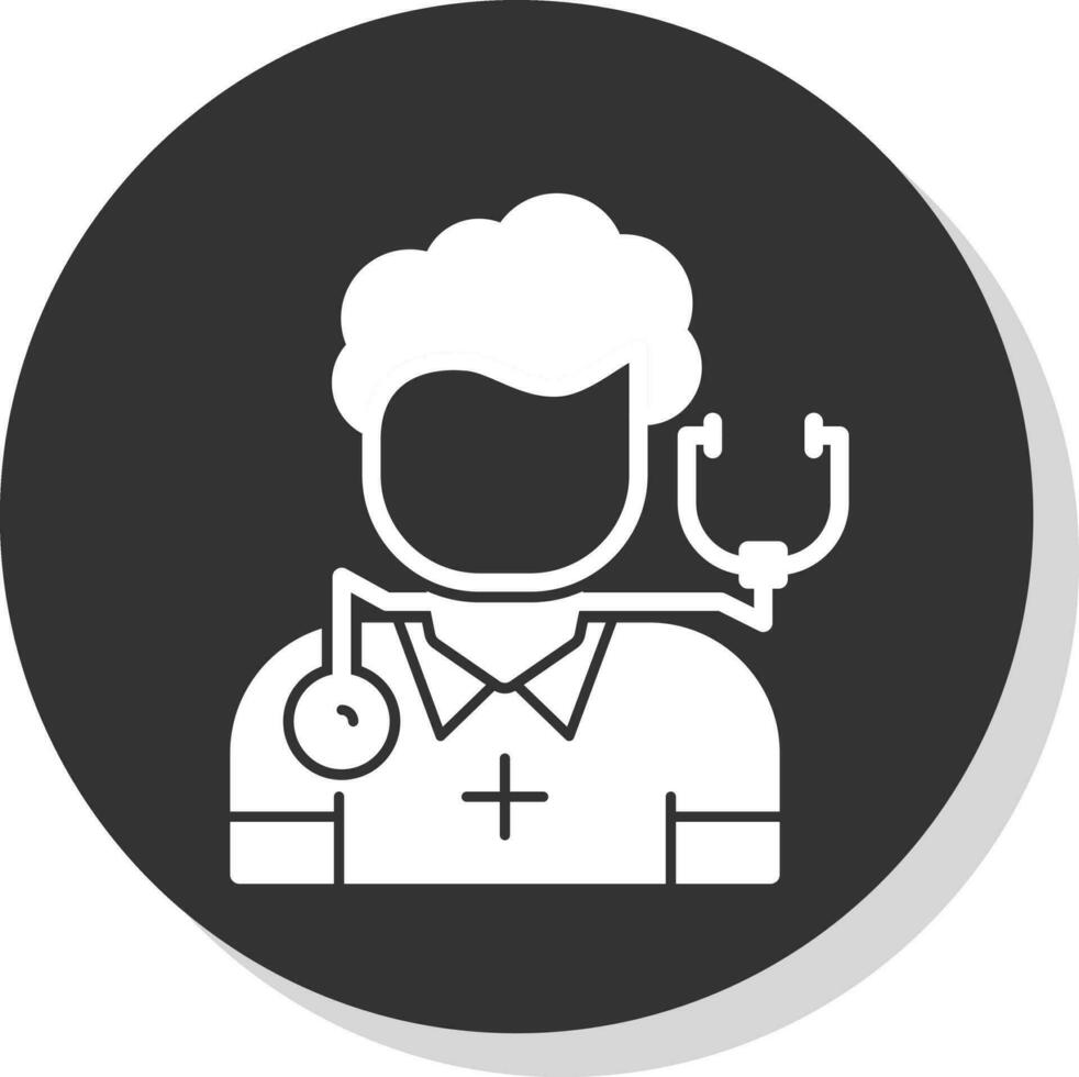 hombre médico vector icono diseño