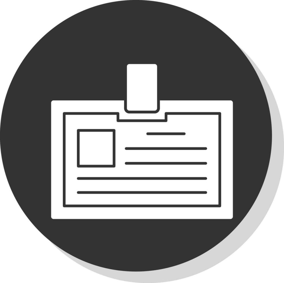 Identification card Vector Icon Design
