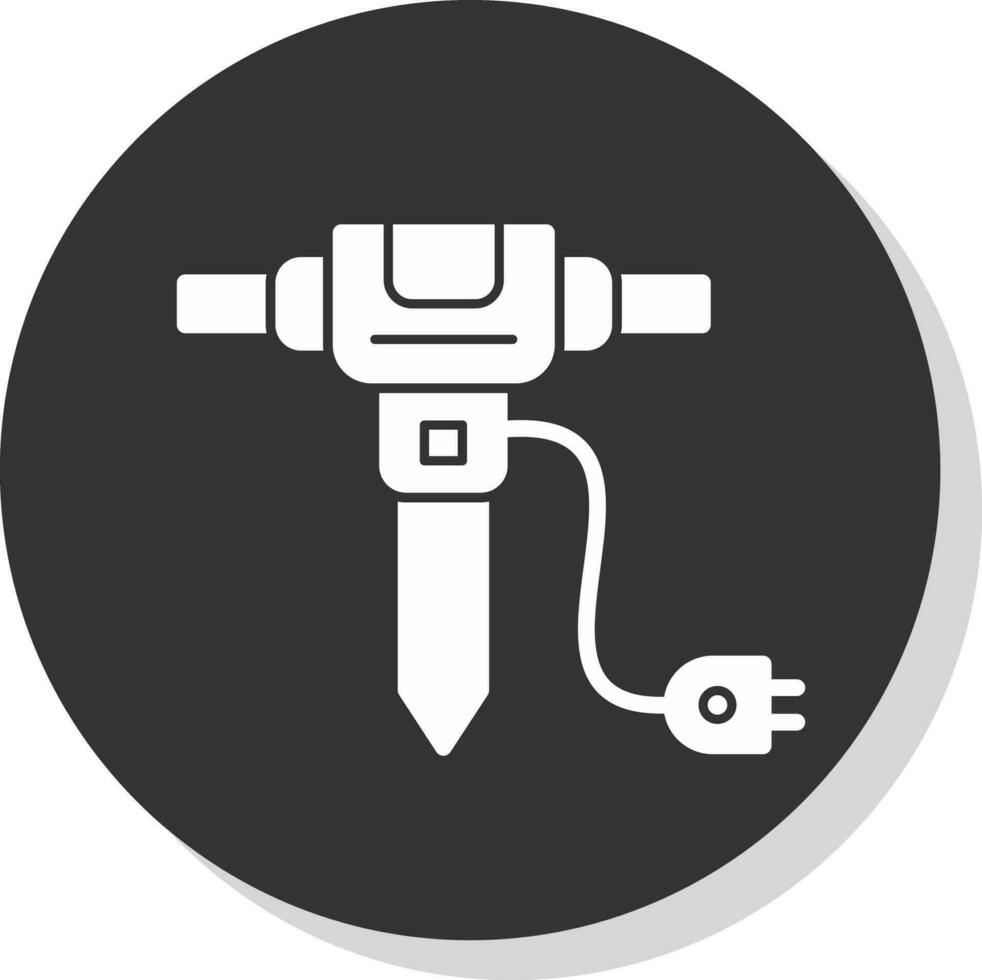 Jackhammer Vector Icon Design