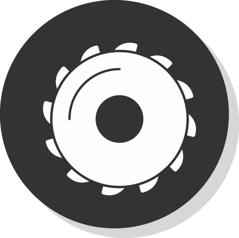 Saw blade Vector Icon Design