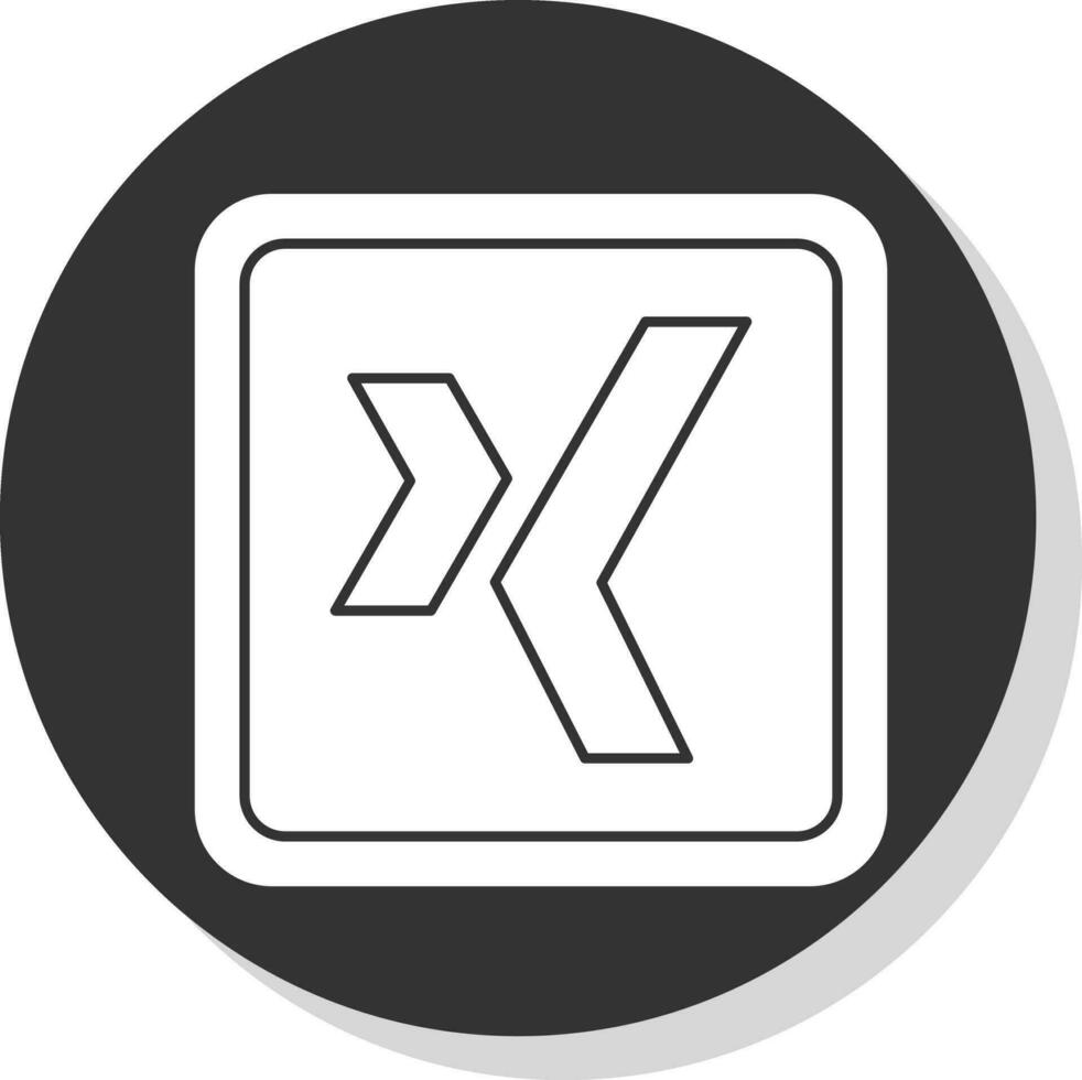 Xing Logo Vector Icon Design