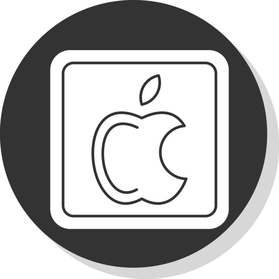 manzana logo vector icono diseño