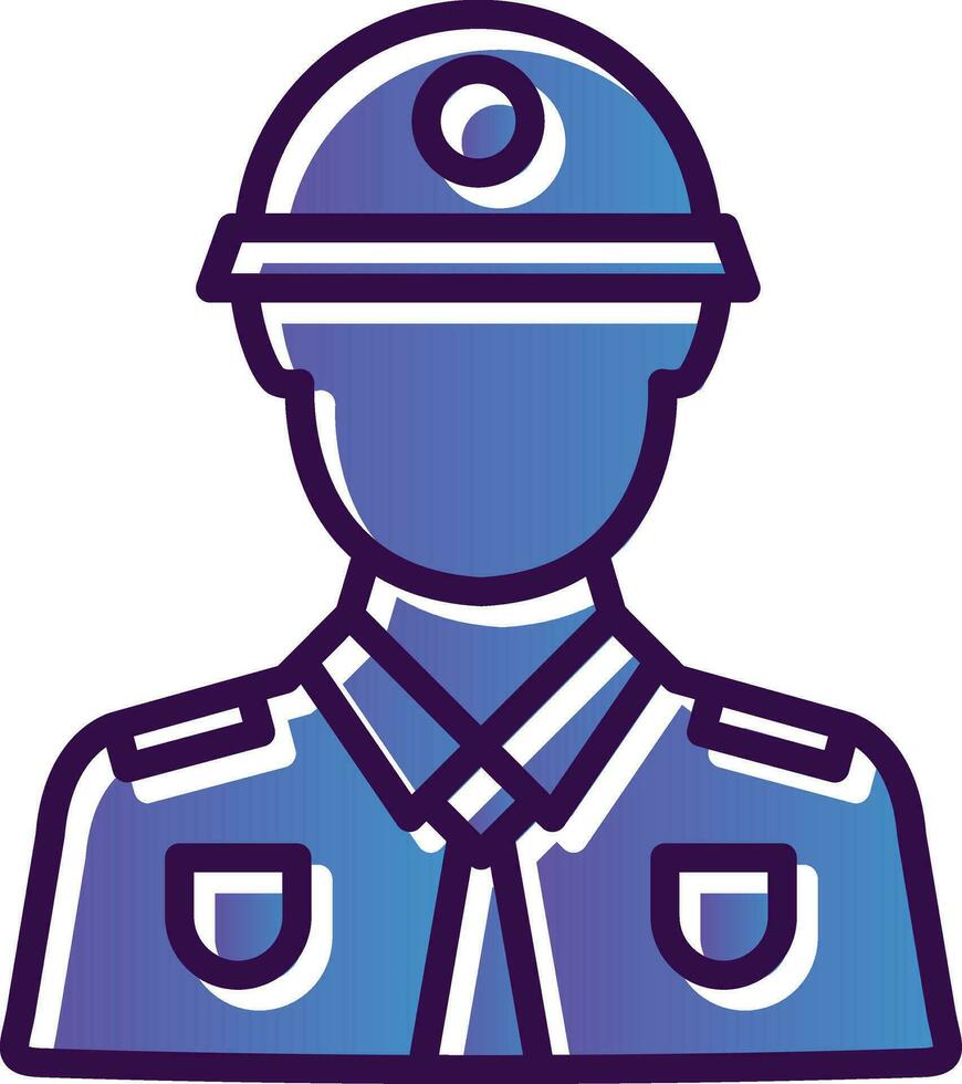 Soldier Vector Icon Design
