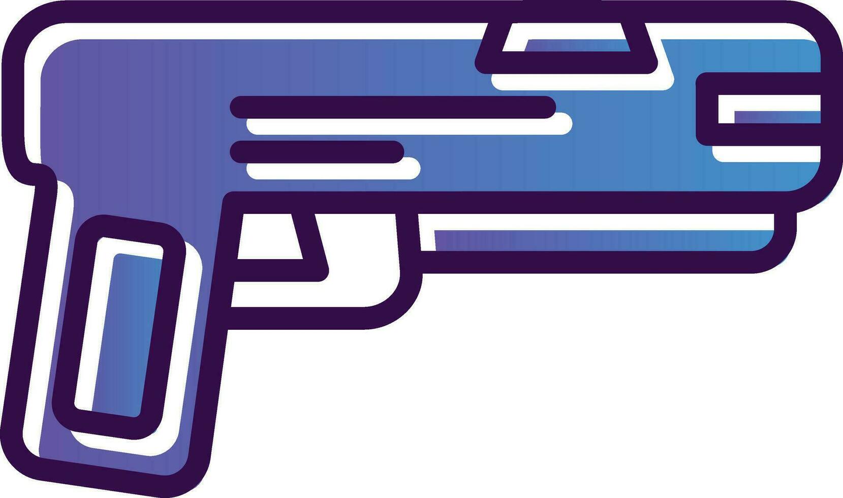 diseño de icono de vector de pistola