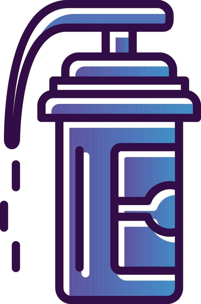 Pepper spray Vector Icon Design
