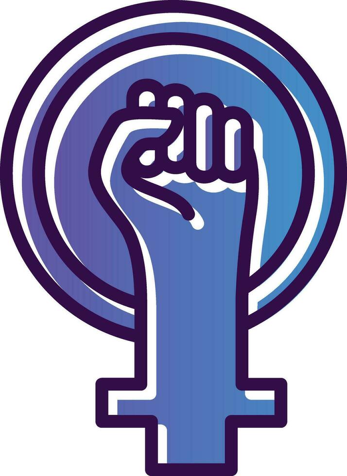 Feminism Vector Icon Design