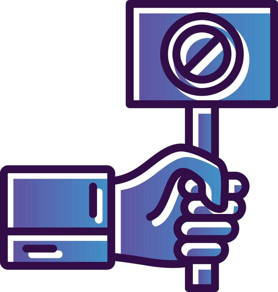 Protest Vector Icon Design