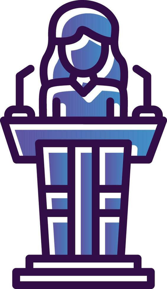 Politician Vector Icon Design