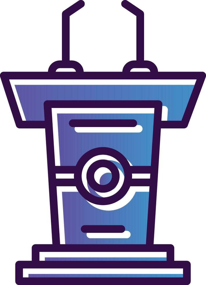 Podium Vector Icon Design