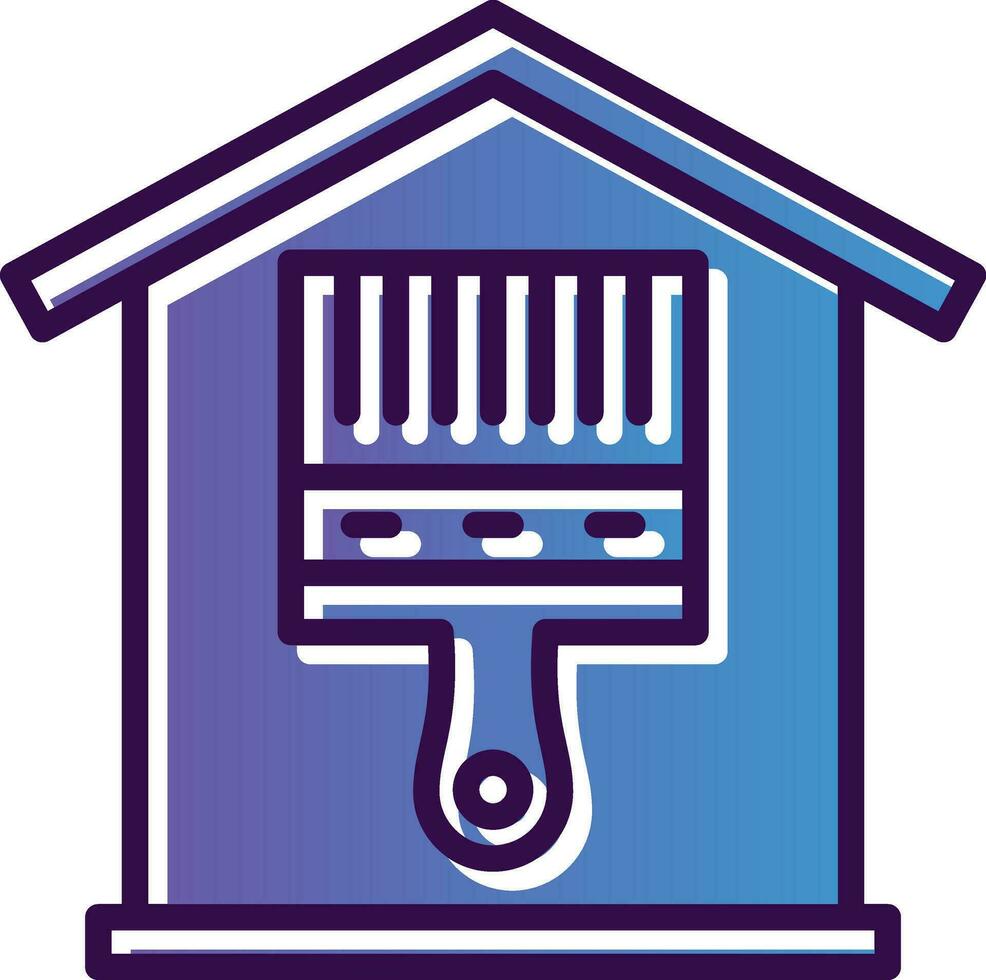 Paint Brush Vector Icon Design